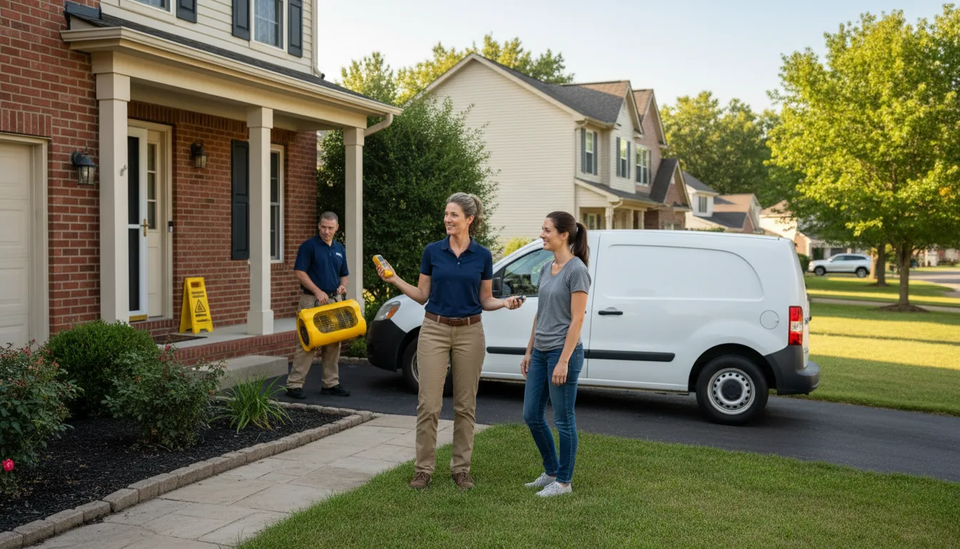 Water restoration image for Dehumidification And Cleanup Services in Colgate, WI